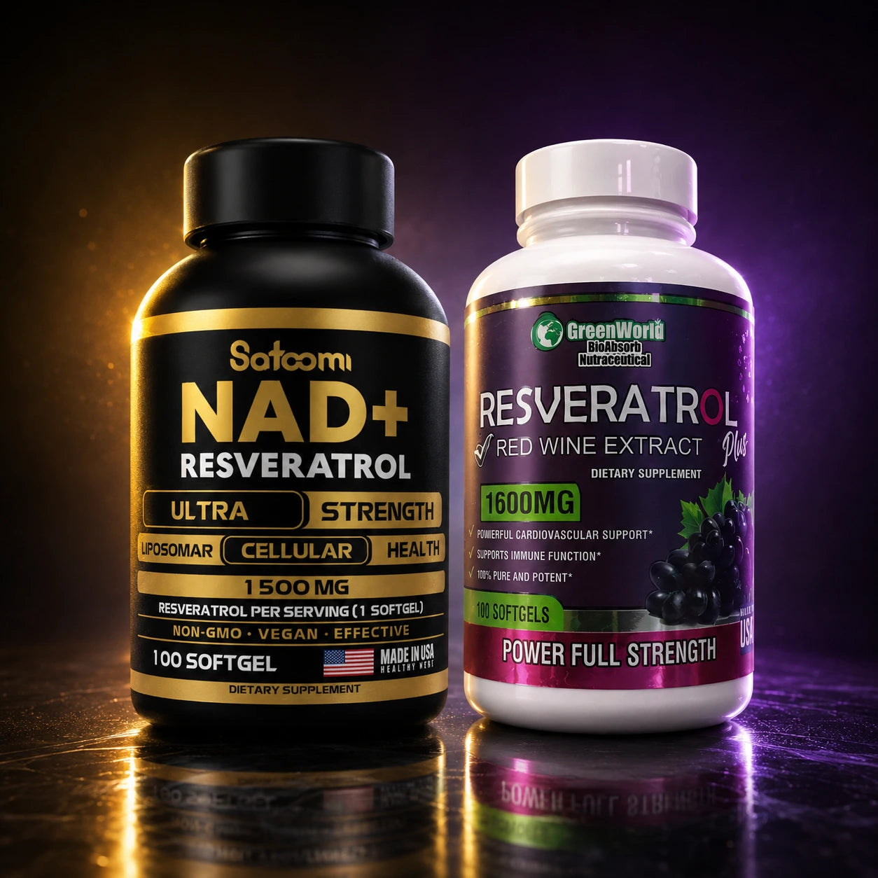 COMBO RESVERATROL Y NAD -OFERTA-