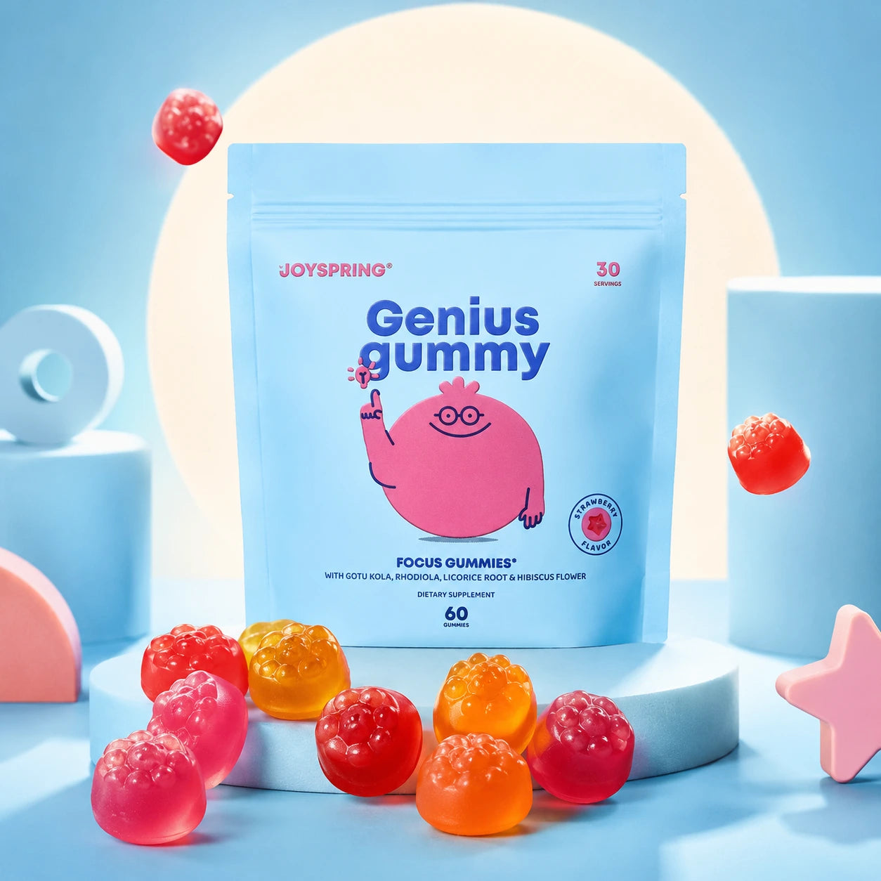 Genius Gummies - Gomitas para la concetración 100% naturales