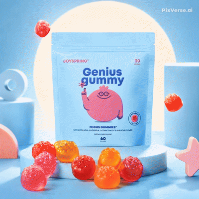 Genius Gummies - Gomitas para la concetración 100% naturales